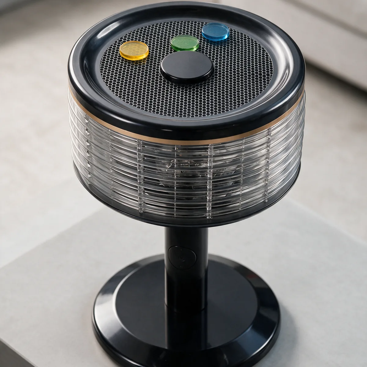 Spin360 in Black Pearl with three scent pods on top
